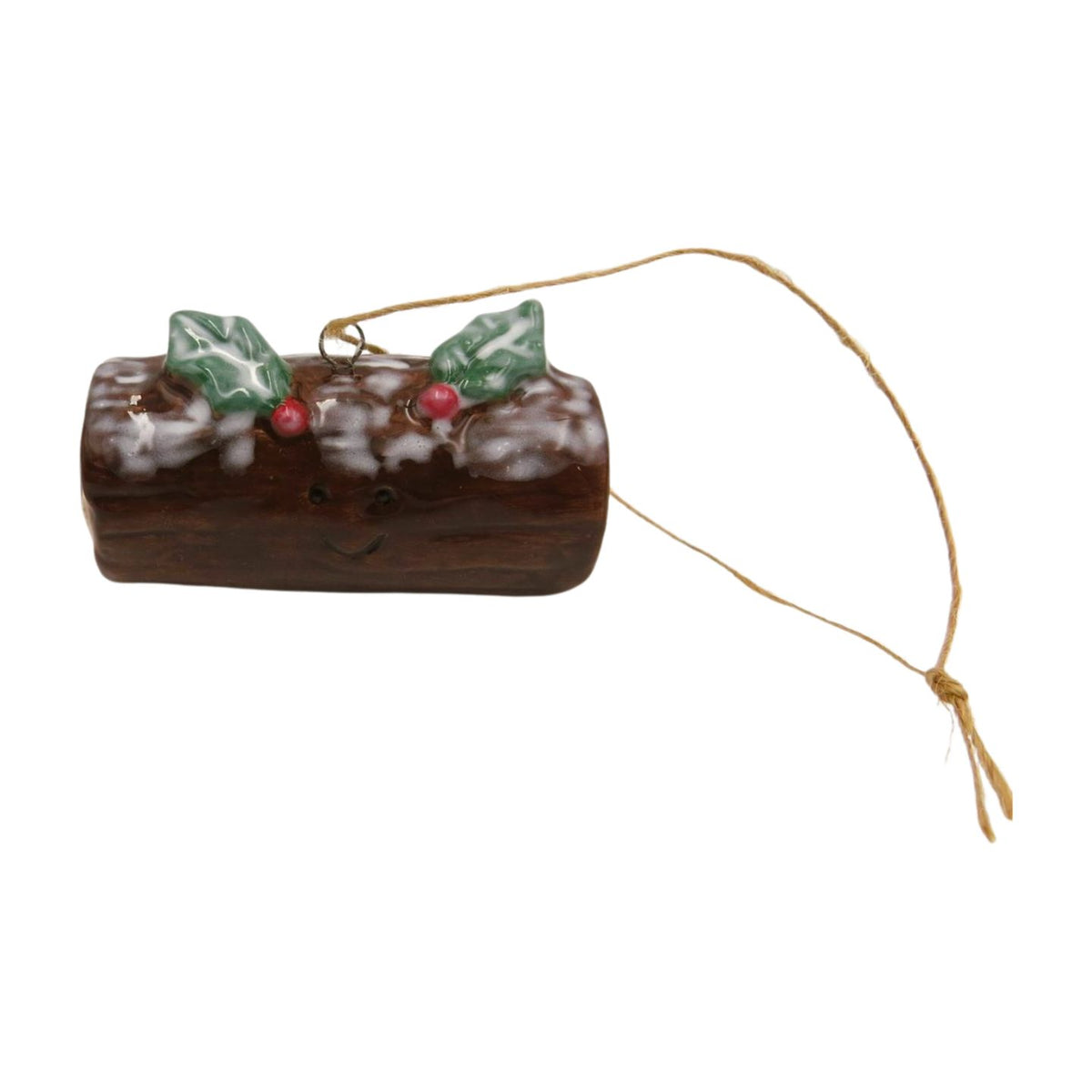 Chocolate Log Tree Decoration