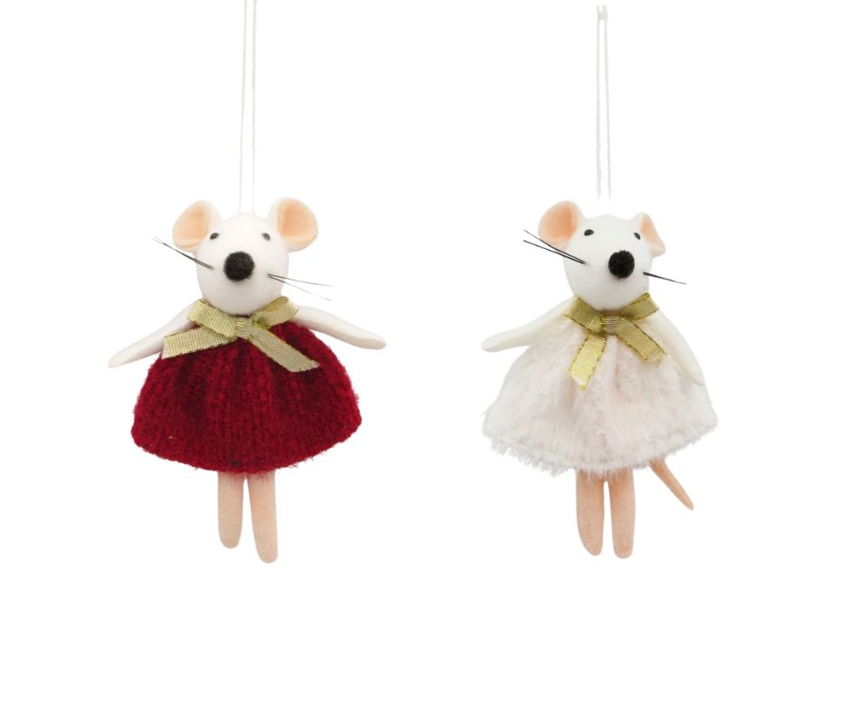 Felt  Mouse Tree Decoration