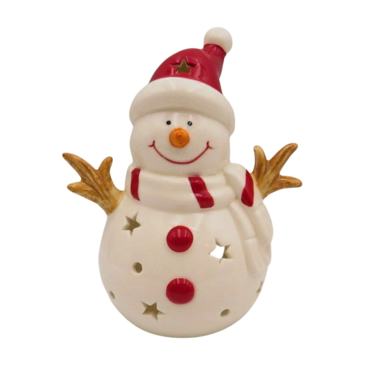 Twig Snowman Tealight Holder