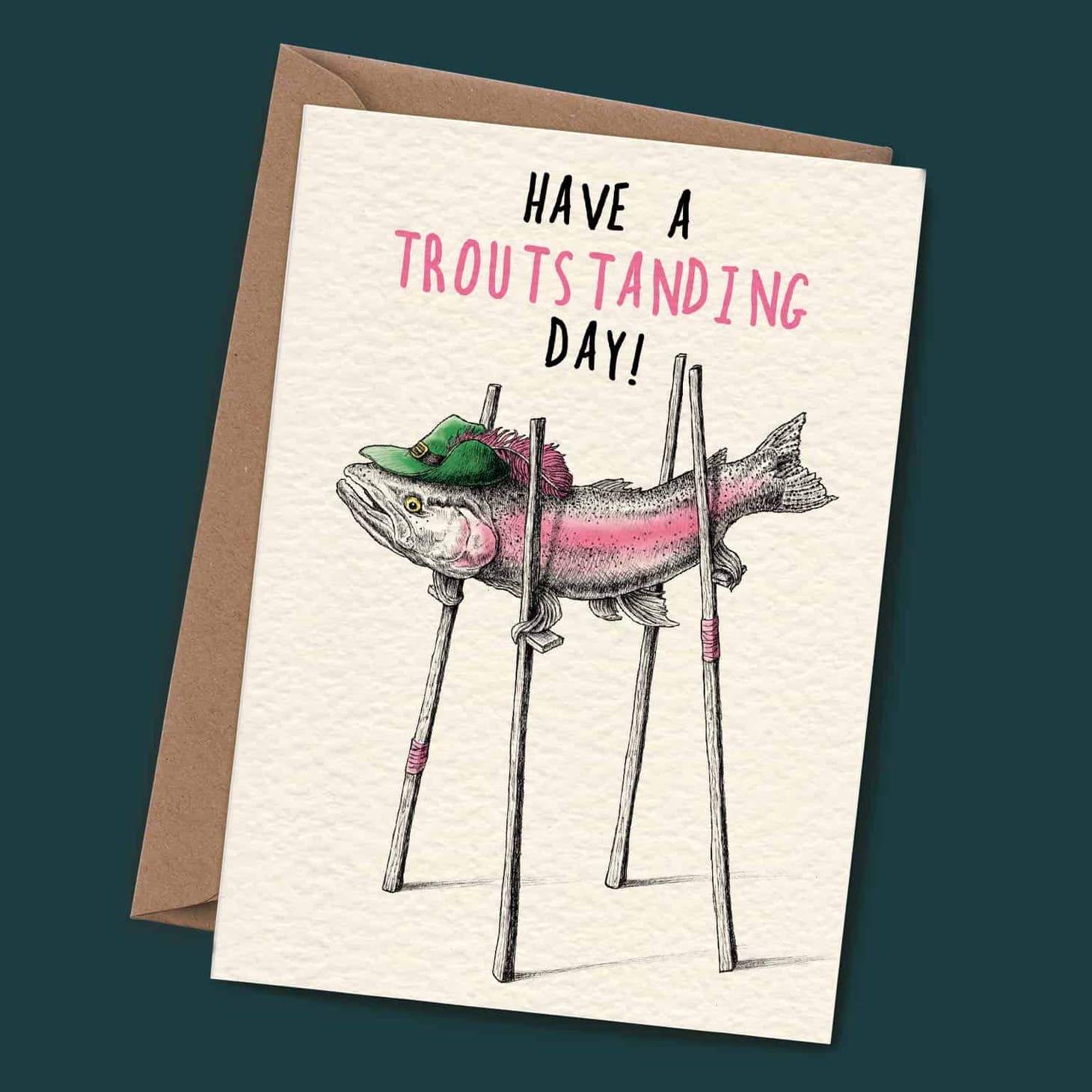 Troutstanding Day Birthday Card