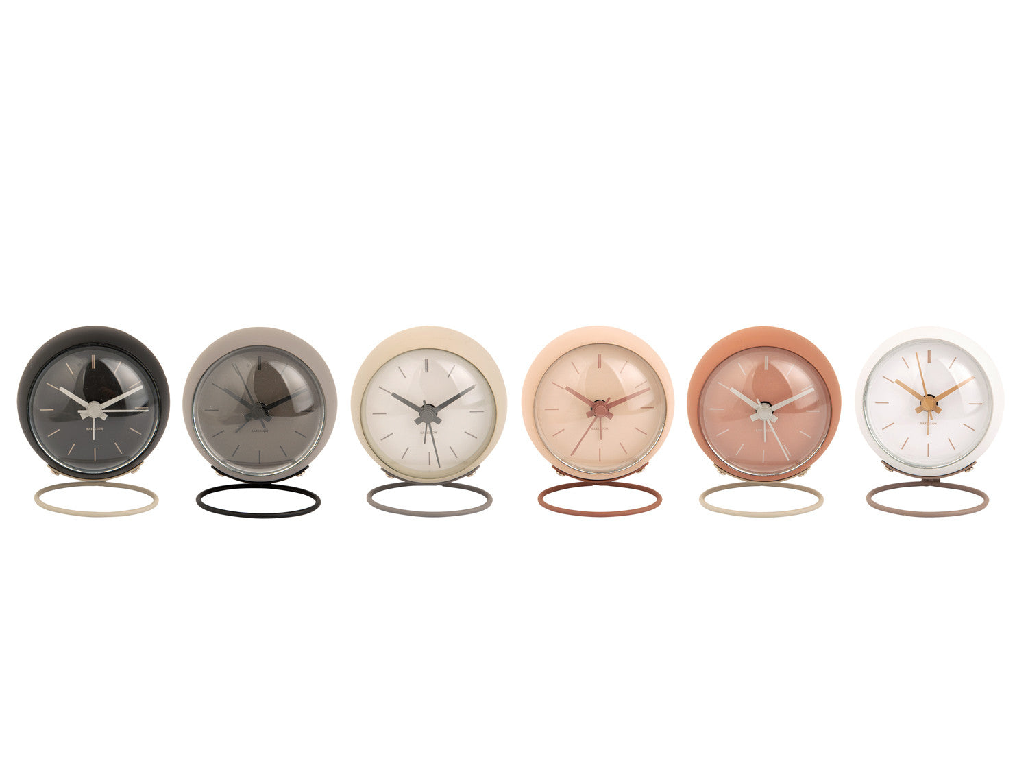Nirvana Mini Globe Alarm Clock - Dusky Pink