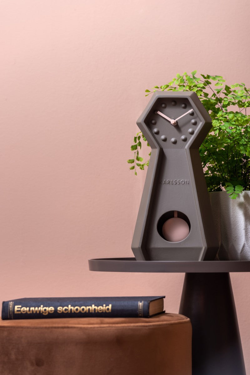 Ceramic Table Clock Genuine Pendulum