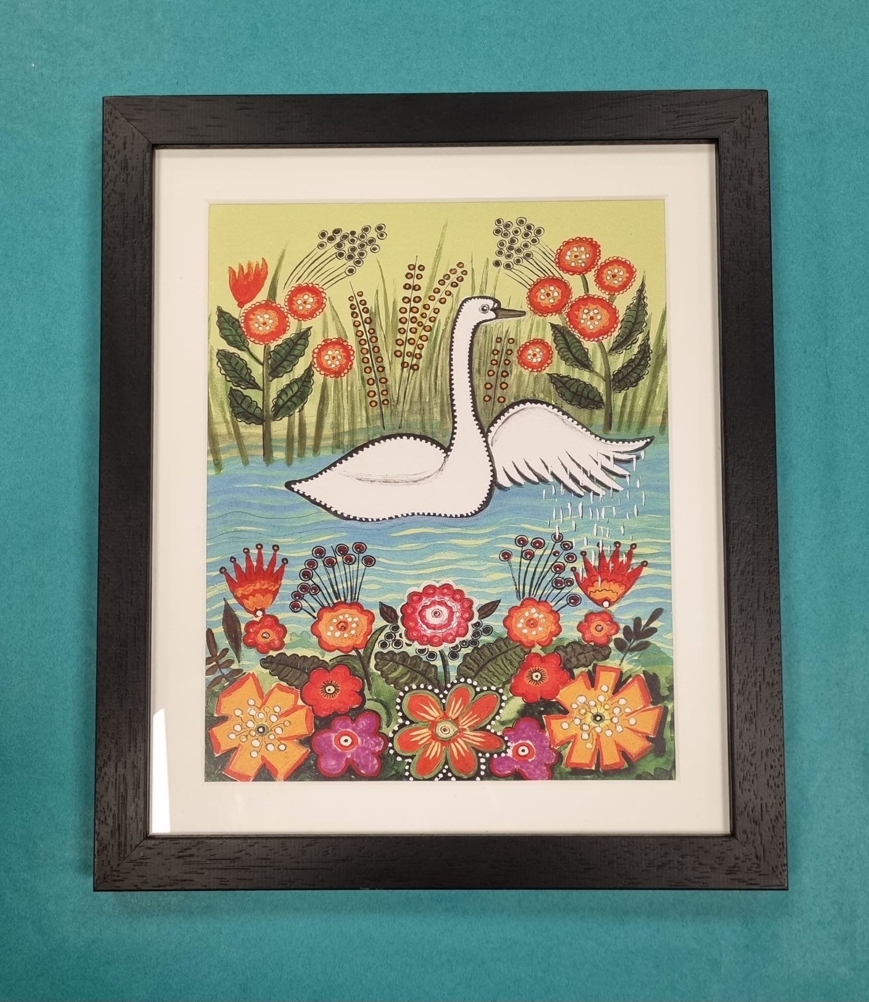 Swan -  Mounted Print