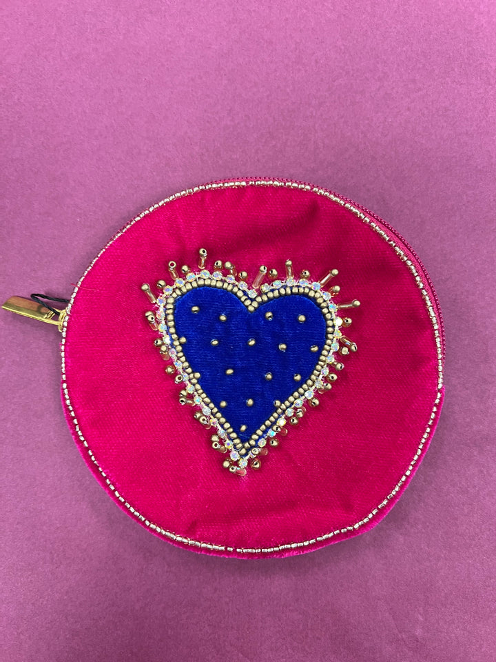 Round Heart Coin Purse