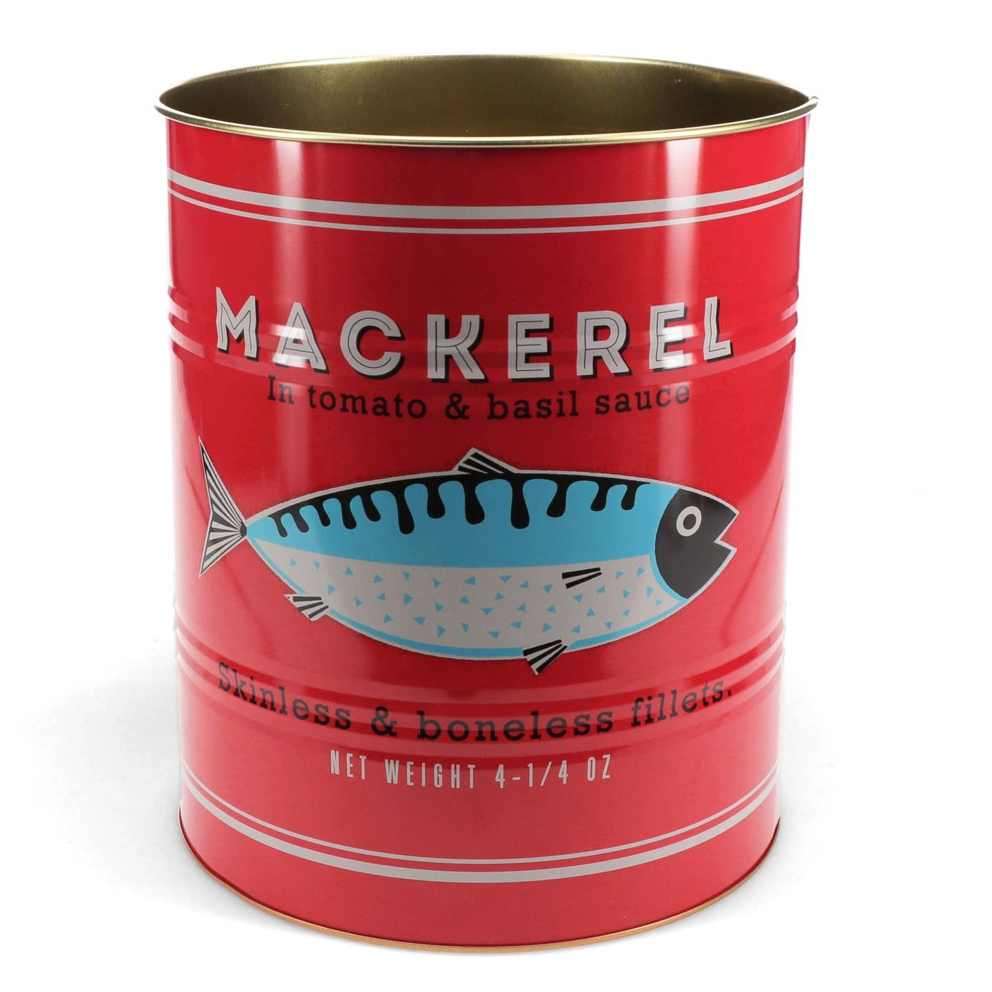 XL Storage Tin - Mackerel 20cm x 24cm