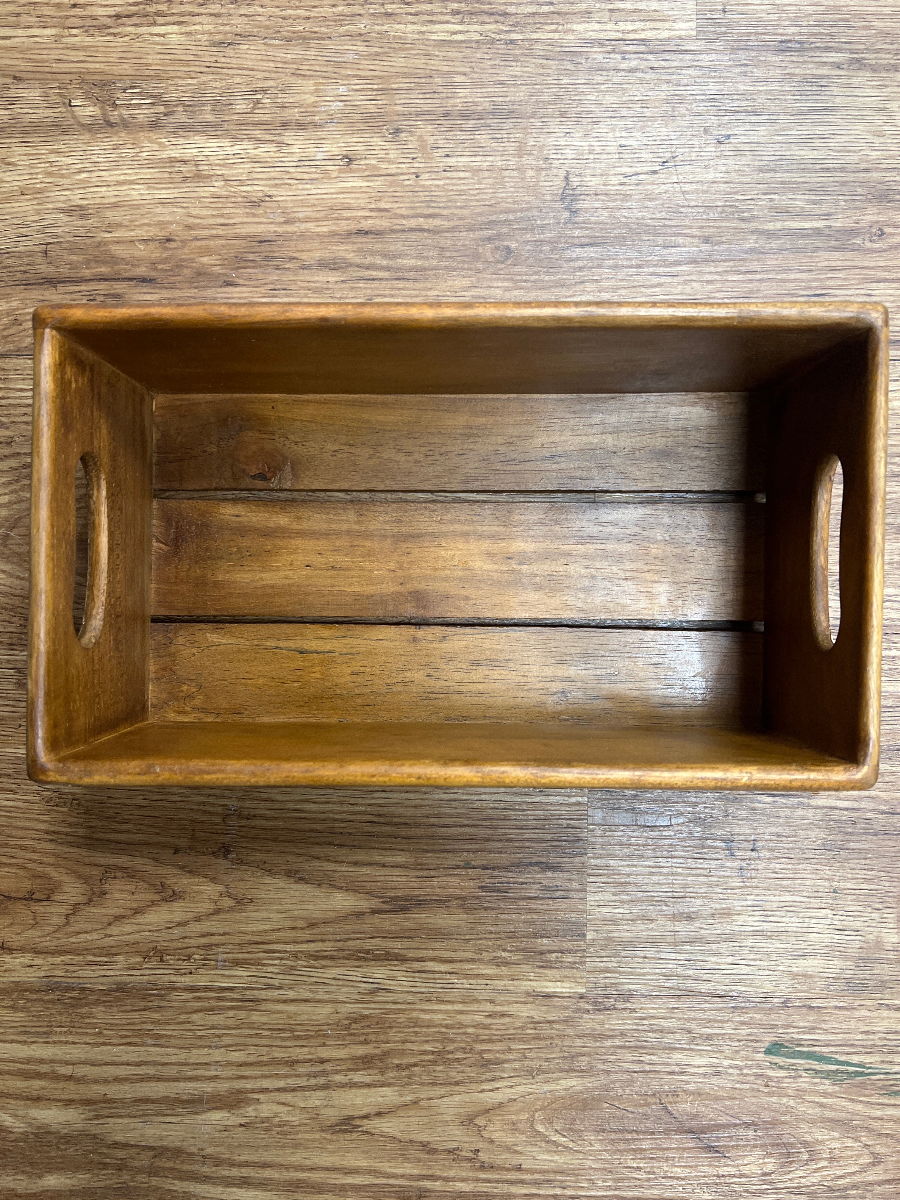 Vintage Style Wooden Storage Box  -Beware Grandad's Shed