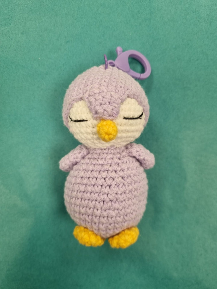 Crochet Penguin Keyring