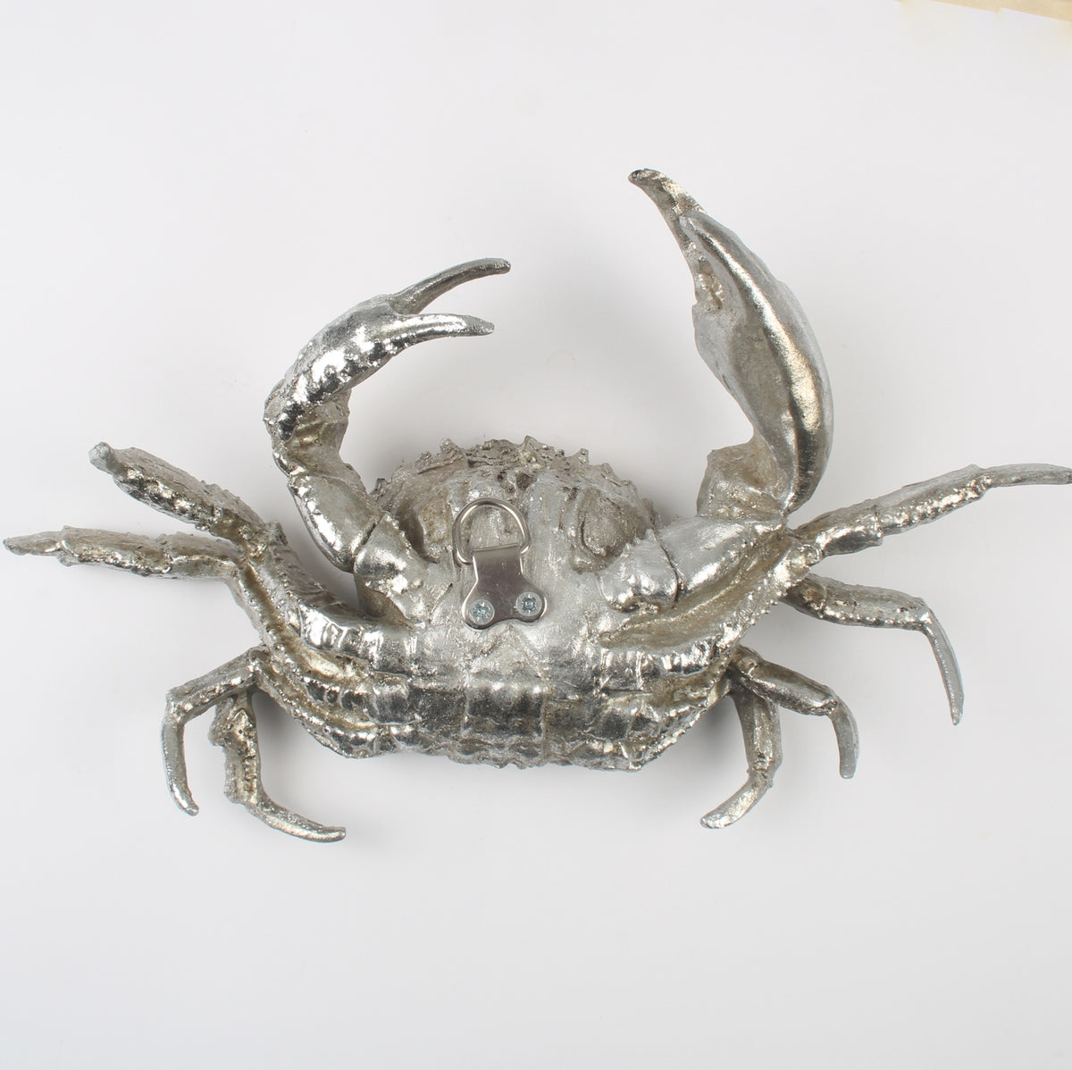 Large Silver Crab 30cm Ornament