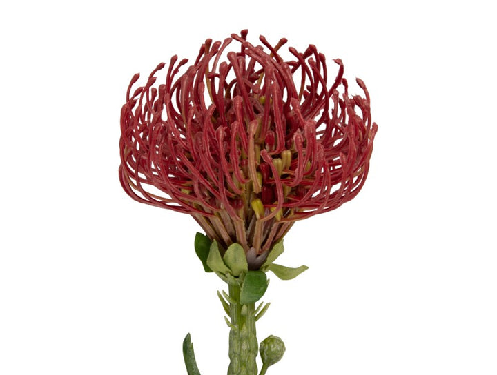 Burgundy Protea Faux Flower - Large