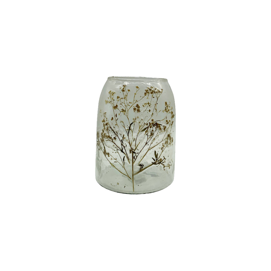 Leaf Mosaic Vase - 17cm