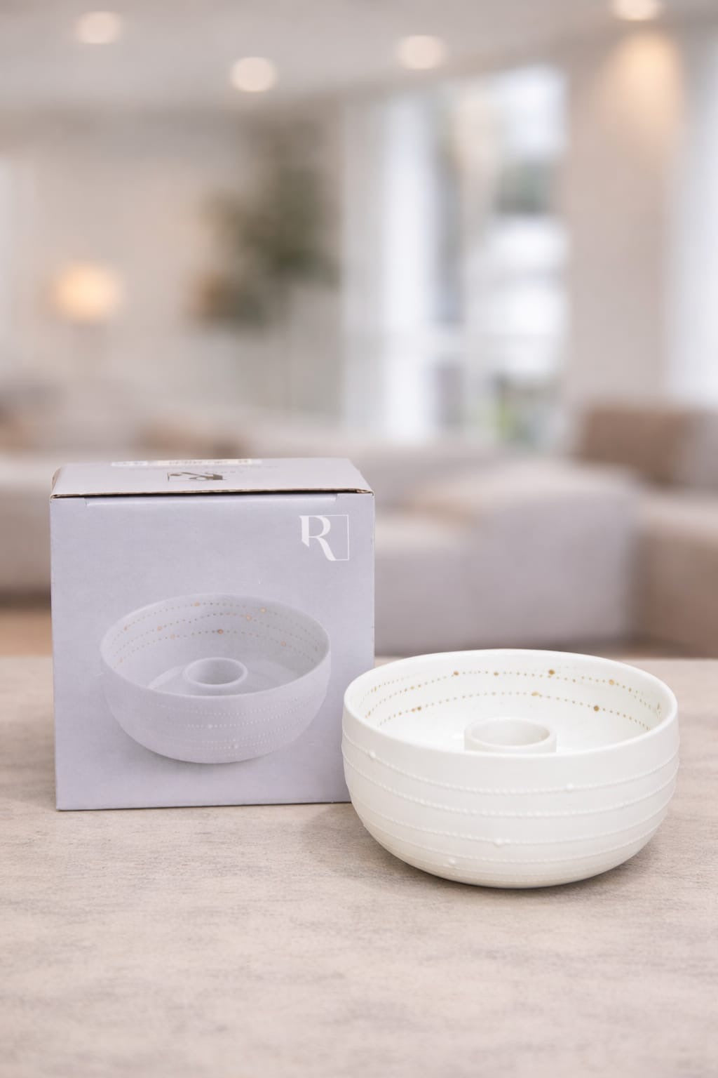 Candle Bowl - Dotlines