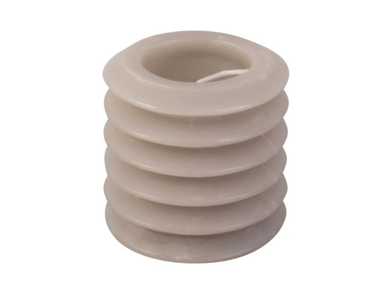 Layered Circles Candle - Warm Grey