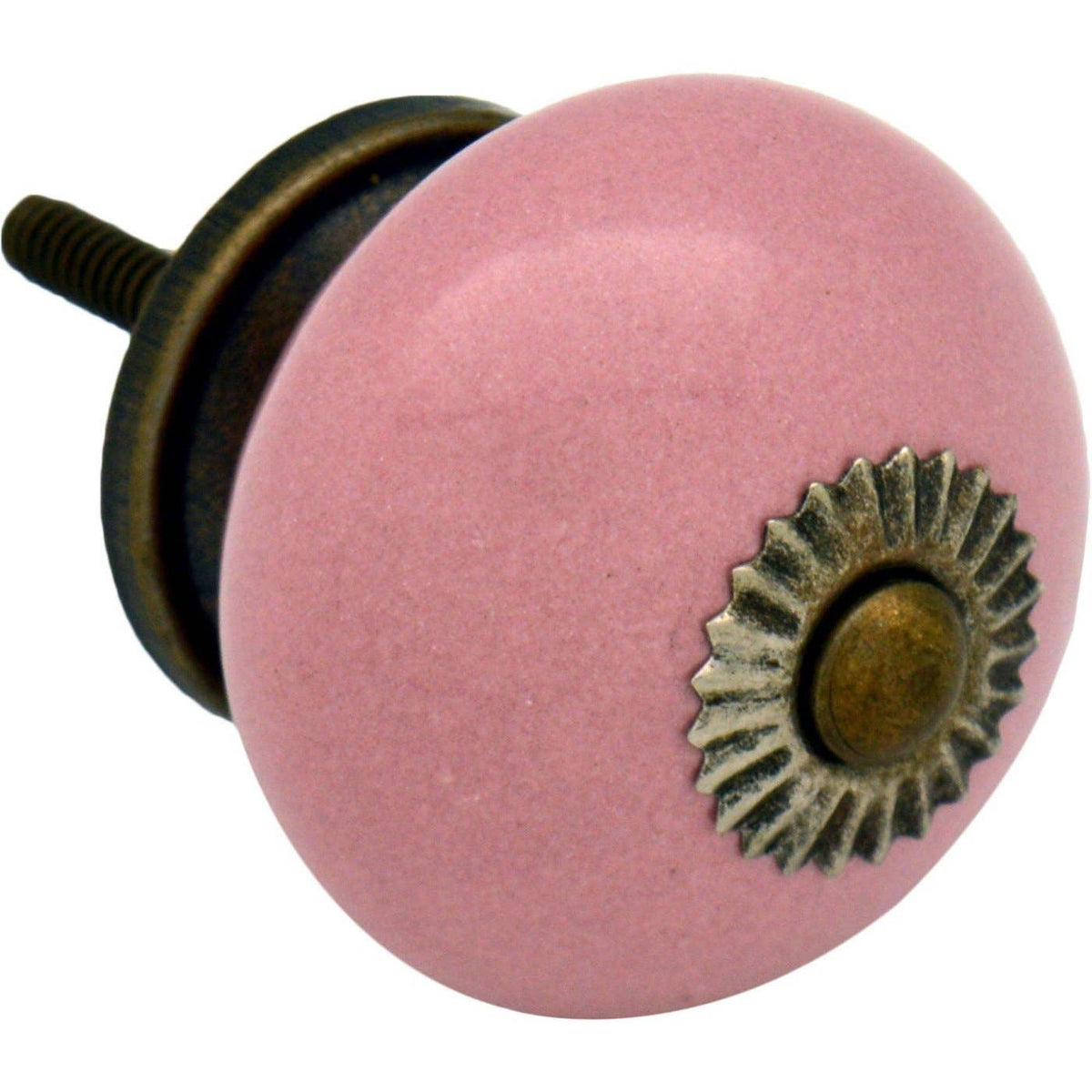 Pink Ceramic Drawer Pull