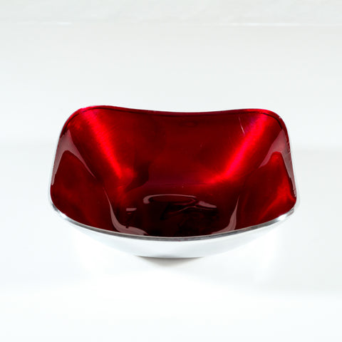 Square Bowl  - Red