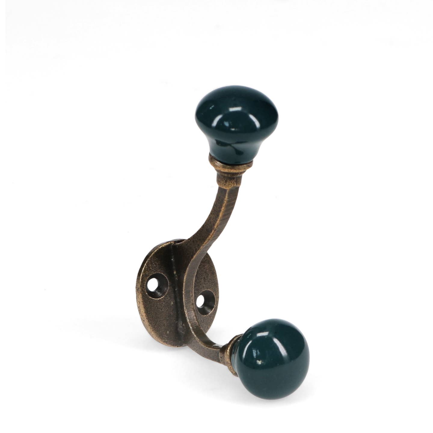 Double Ceramic Hook  - Blue