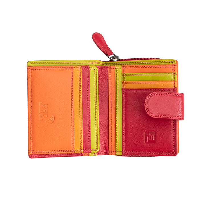 Astra Multi Colour Purse - Red