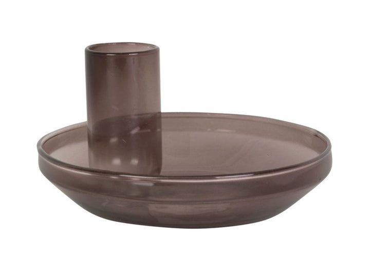 Tub Candle Holder - Chocolate Brown - Not Quite Perfect - Non Refundable