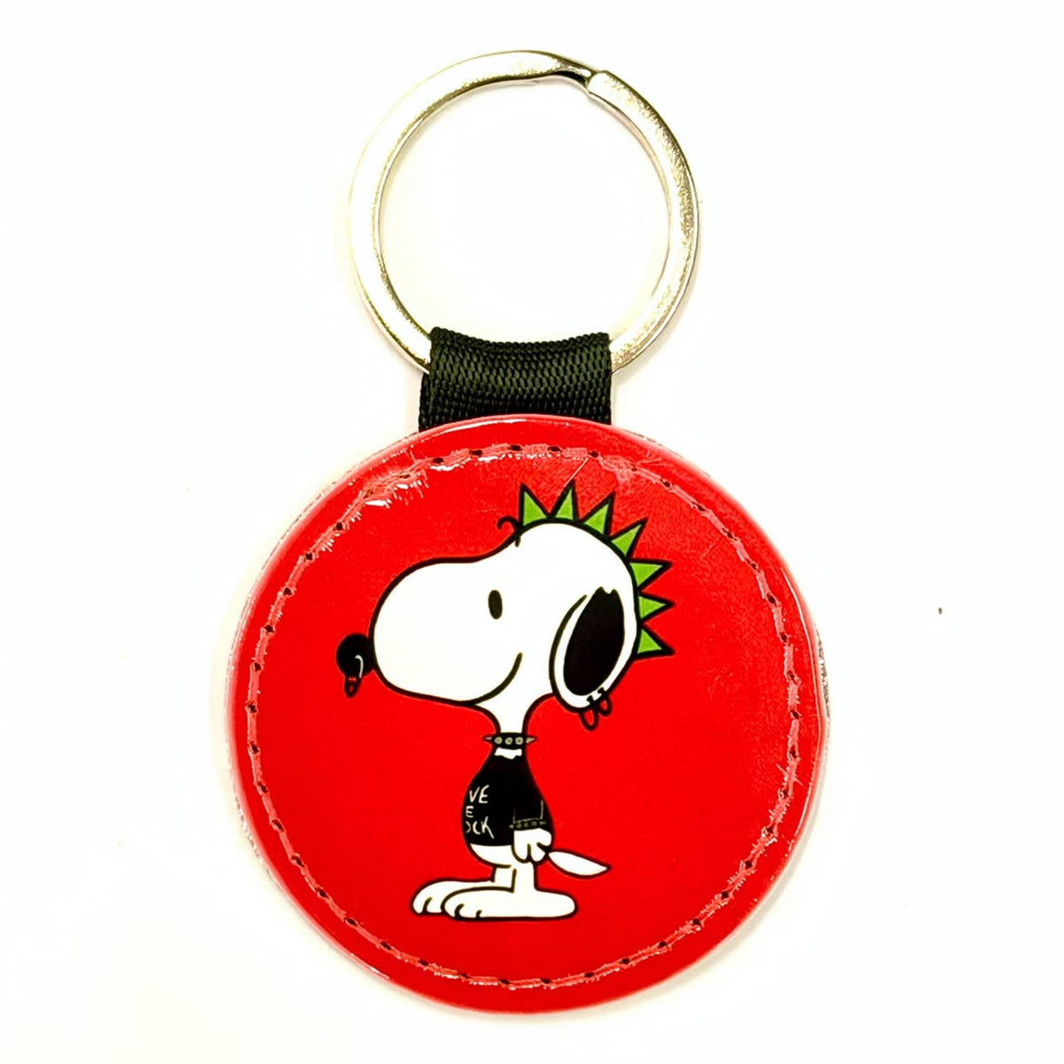 Punk Rock Beagle Keyring