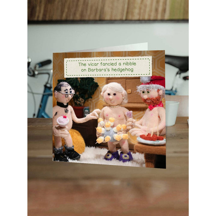 Barbara’s Hedgehog - Funny Christmas Card