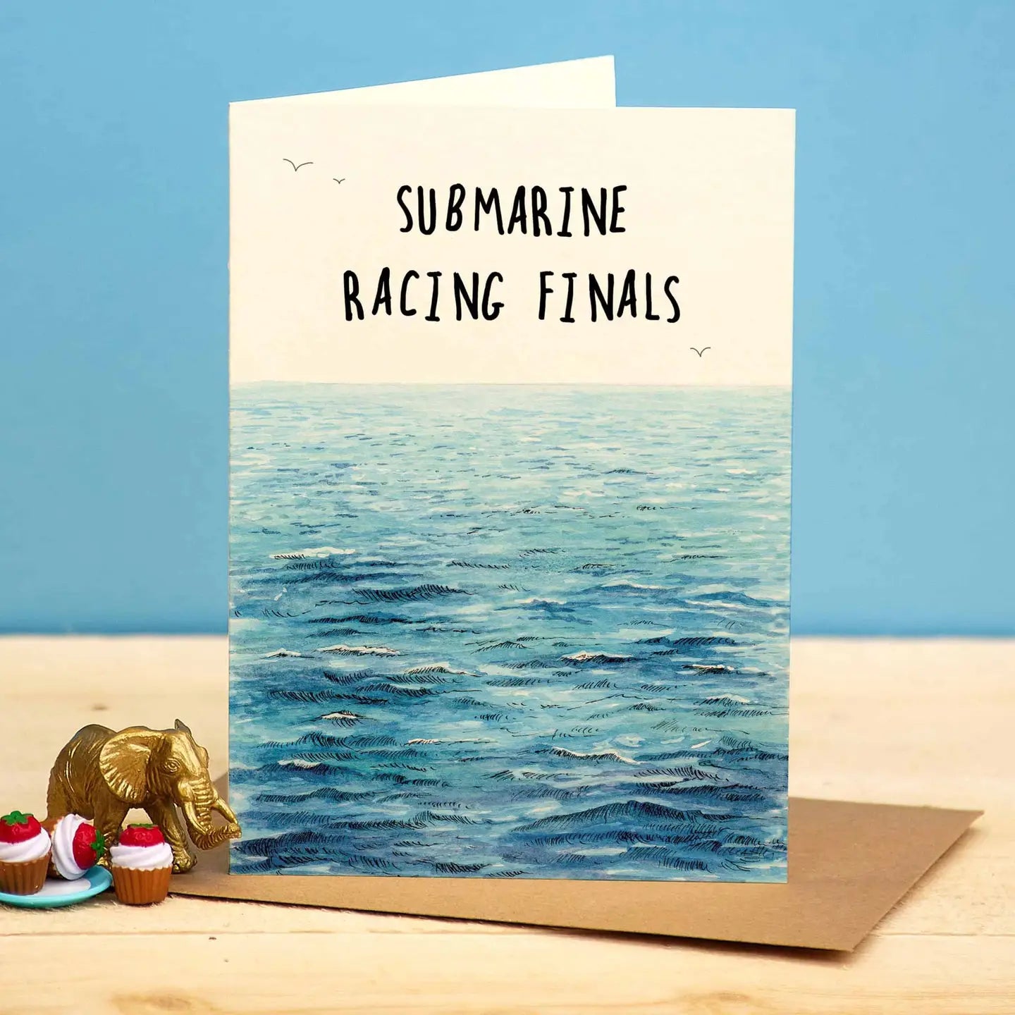 Submarine Racing Finals Greetings Card