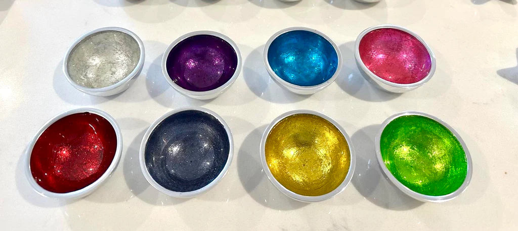 Mini Glitter Round Dish