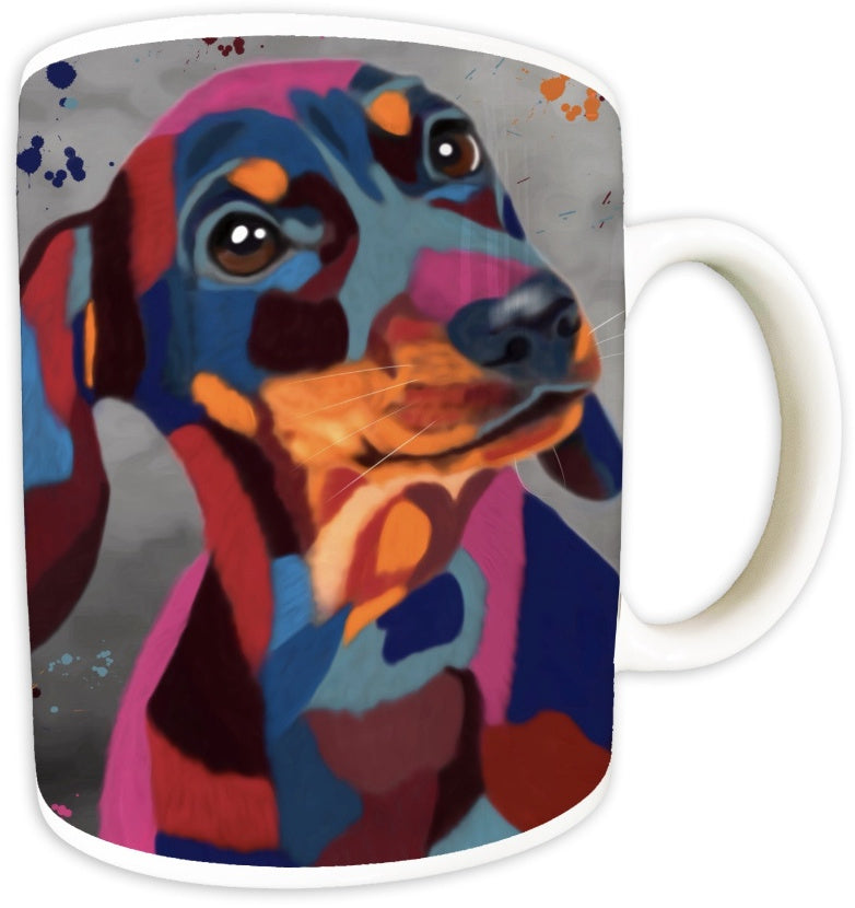Aquamarine Dachshund Mug