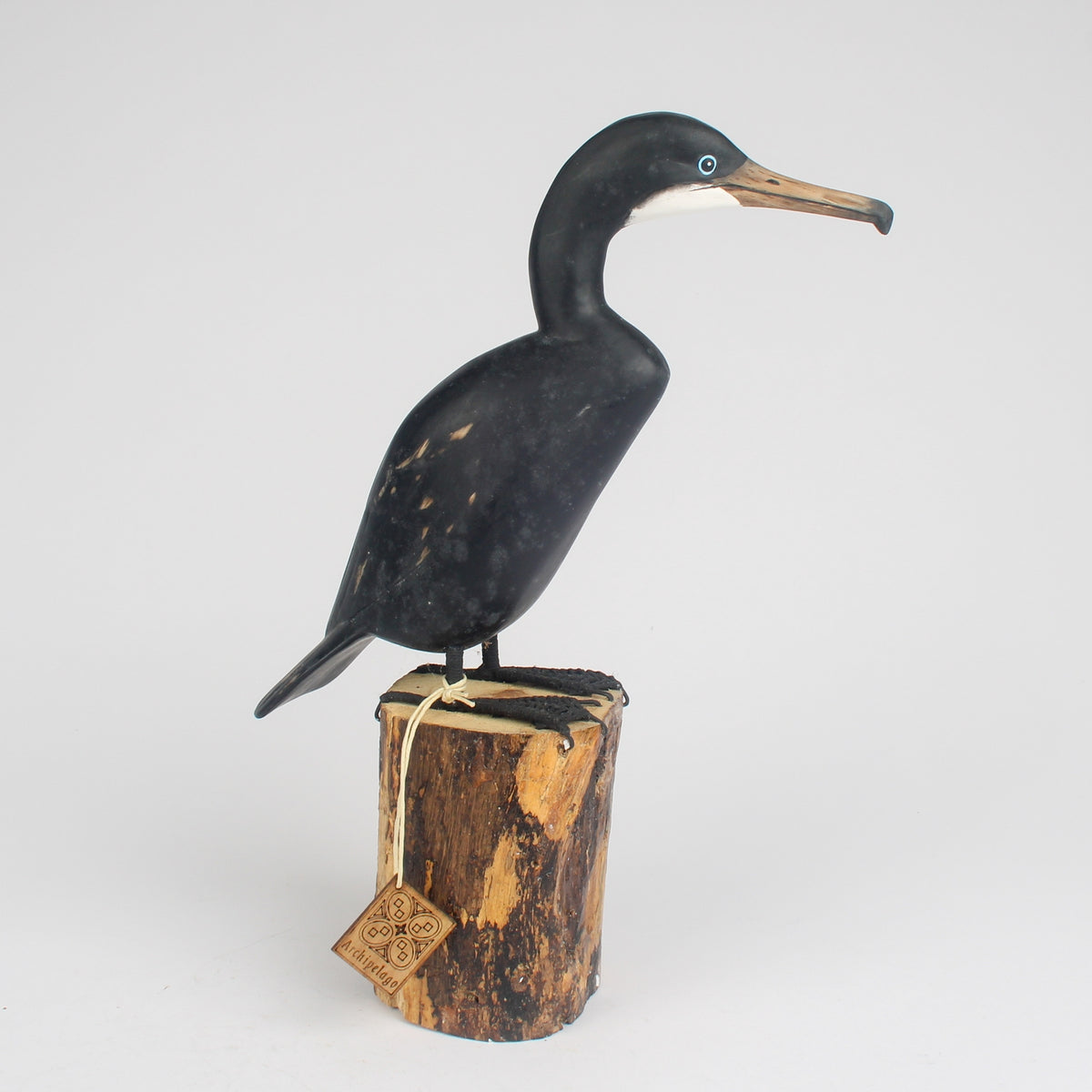 Hand Carved Small Low Cormorant By Archipelago
