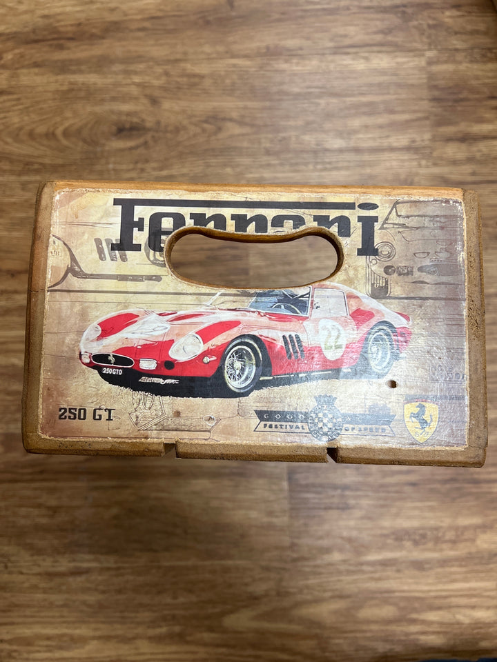 Vintage Style Wooden  Box Box- Ferrari 22