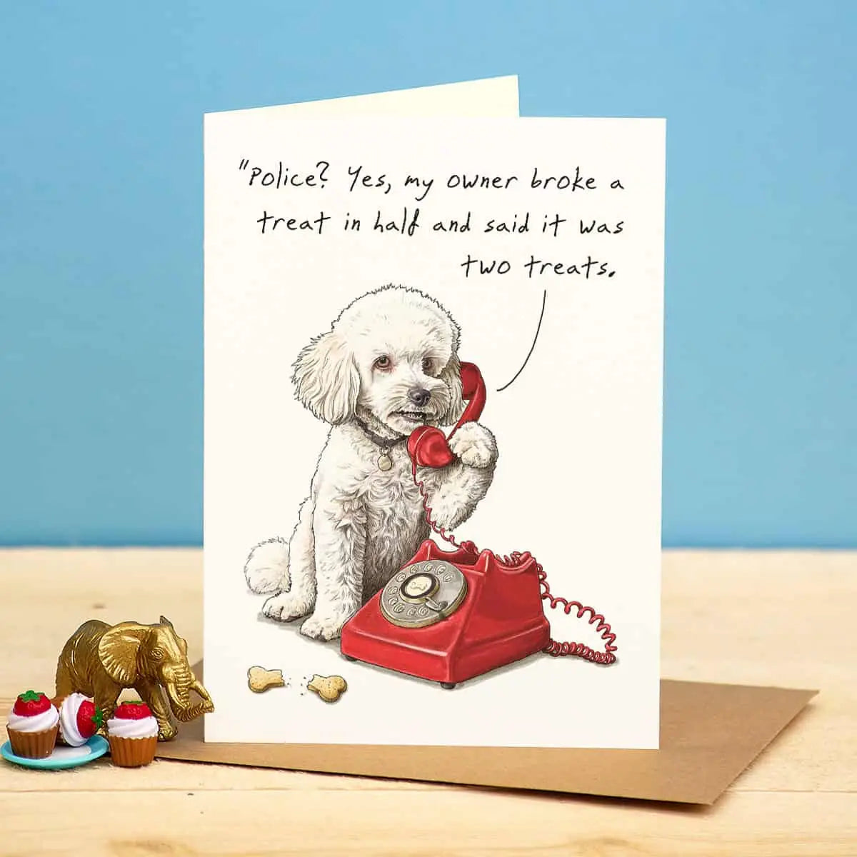 Treat Crime Birthday Card