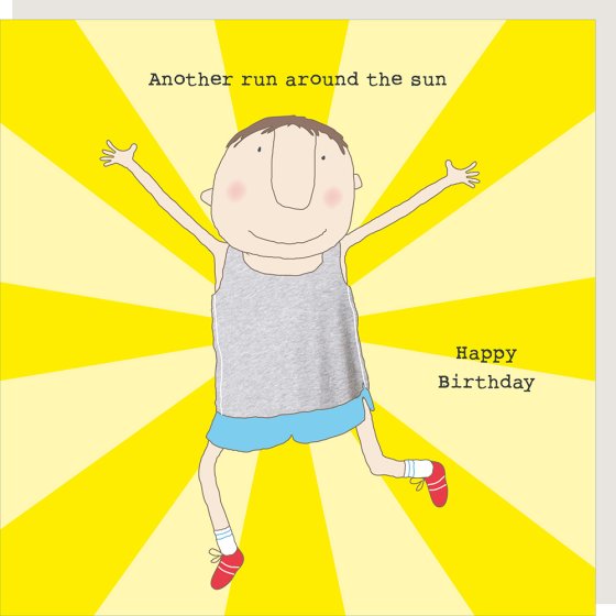 Around The Sun Birthday Card