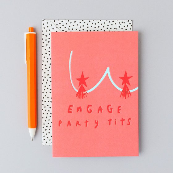 Party Tits Celebration Card