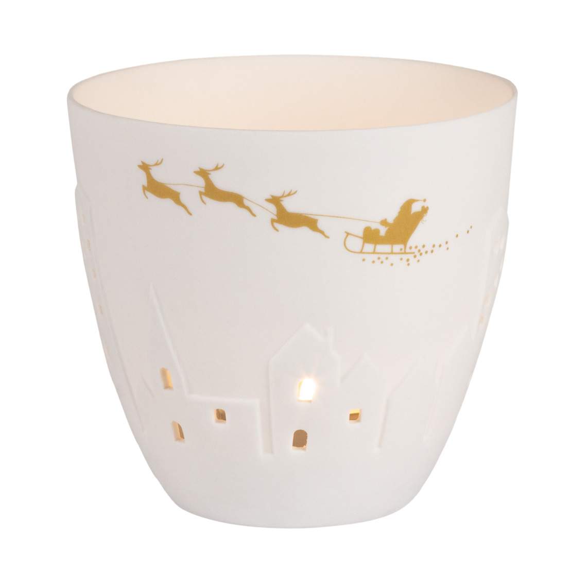 Poetry Light Tealight Holder -Santa Claus