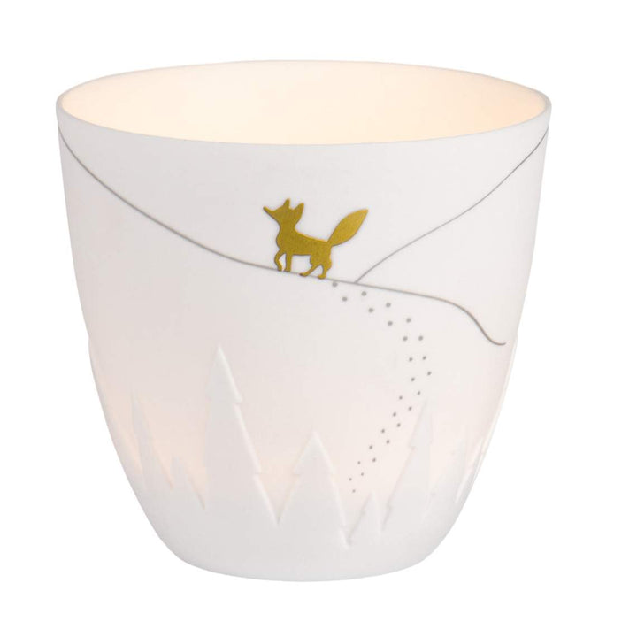 Poetry Light Tealight Holder -Fox