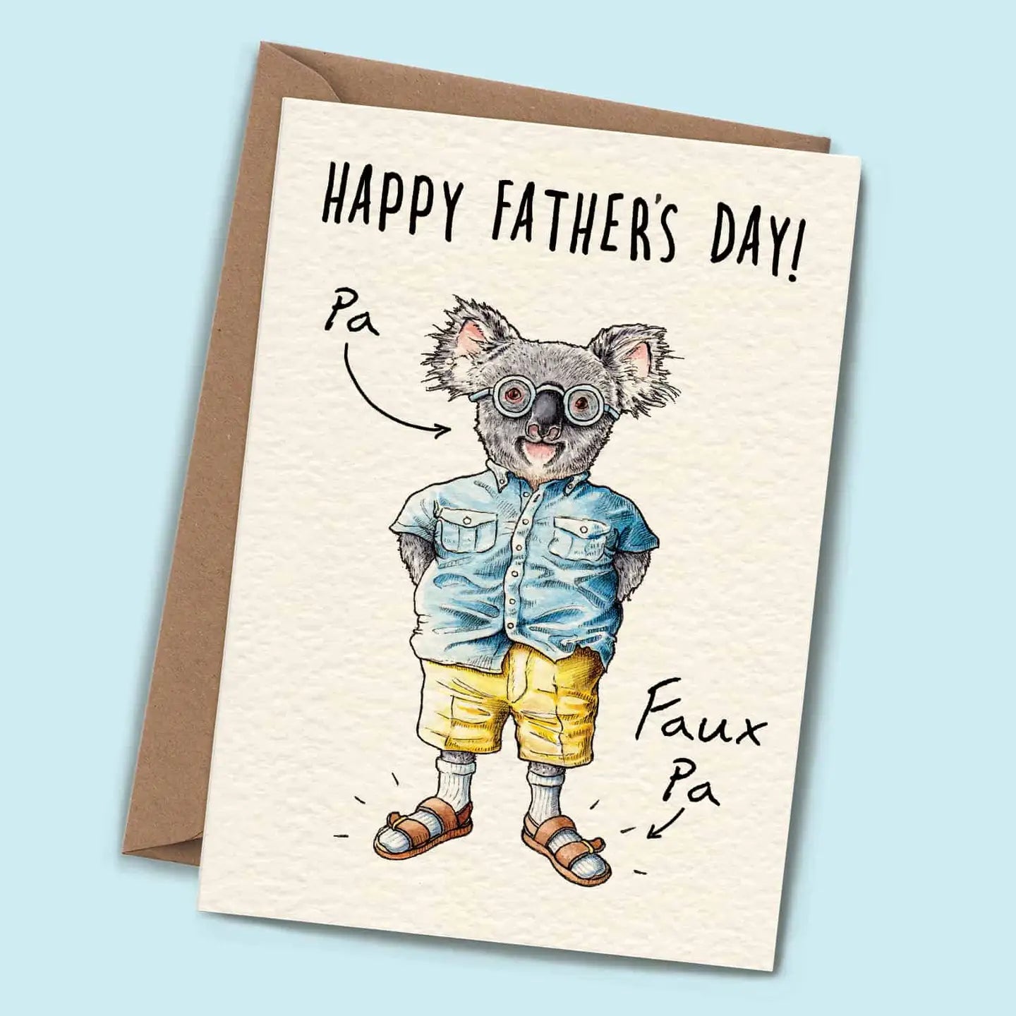 Faux Pa - Father's Day Card