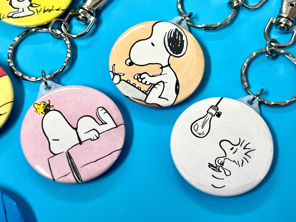 Up-Cycled Peanuts Keyring