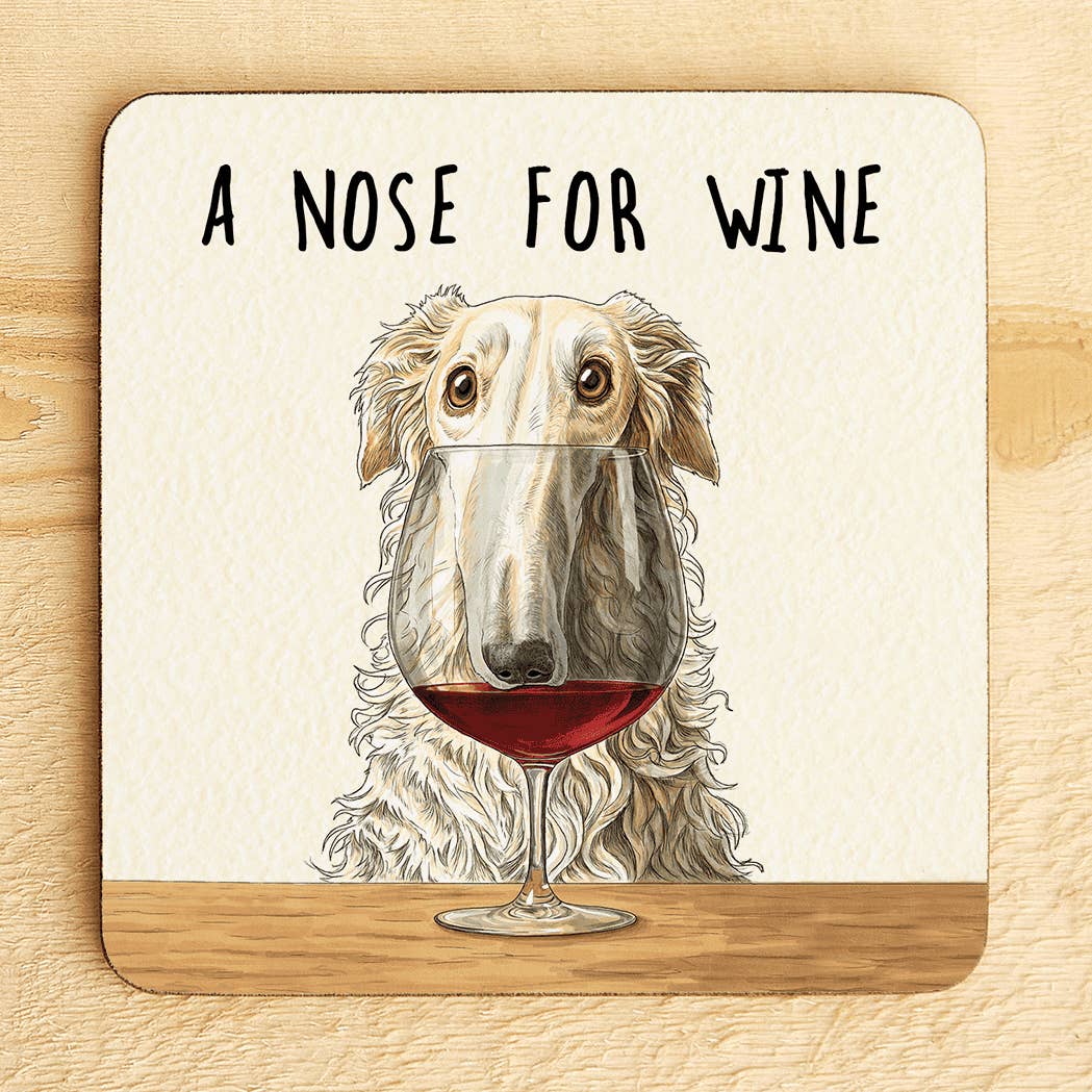 Nose For Wine Coaster