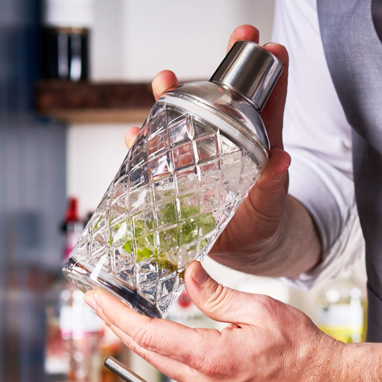 Glass Cocktail Shaker