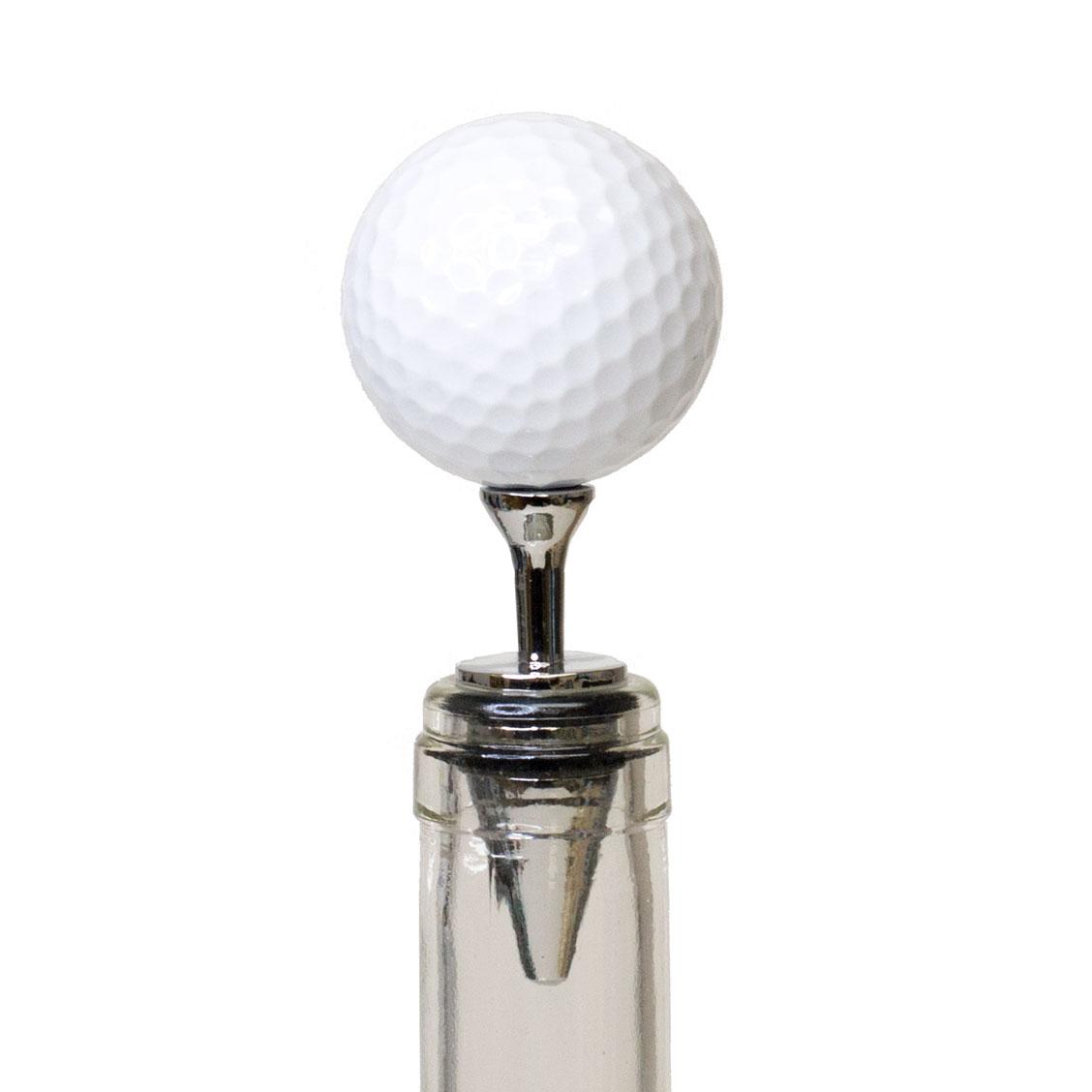 Golf Ball Wine Bottle Stopper