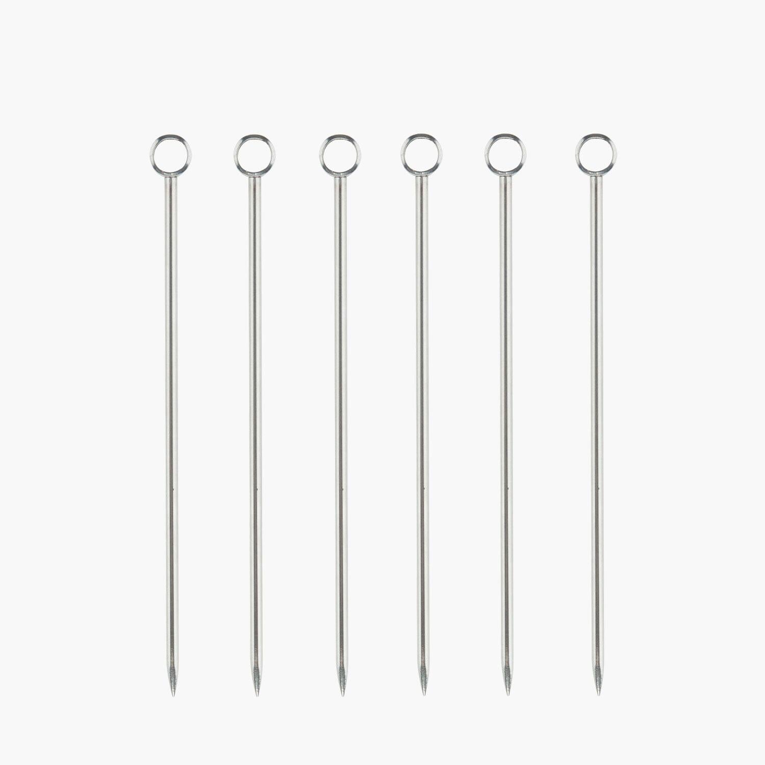 Cocktail Picks Set - Stainless Steel - Silver