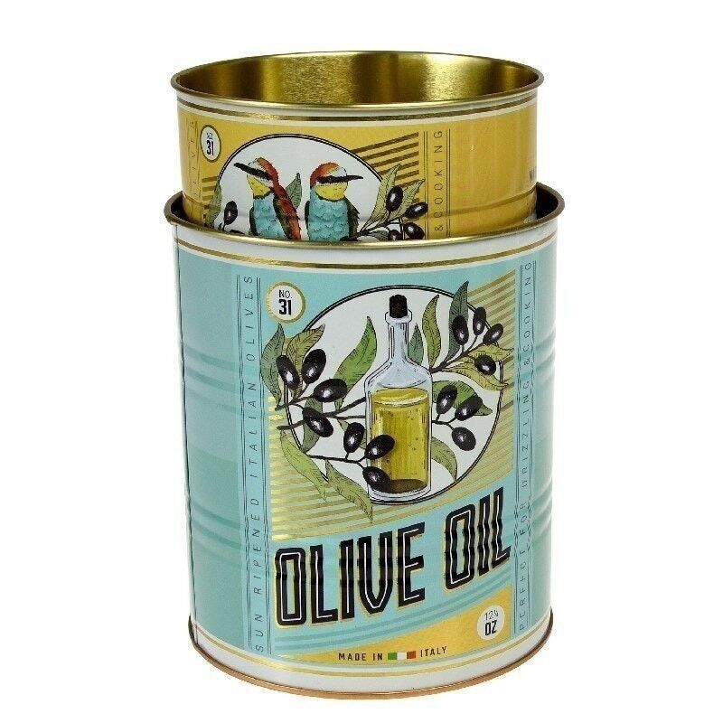 Medium Storage Tins (Set of 2) - Olive Oil