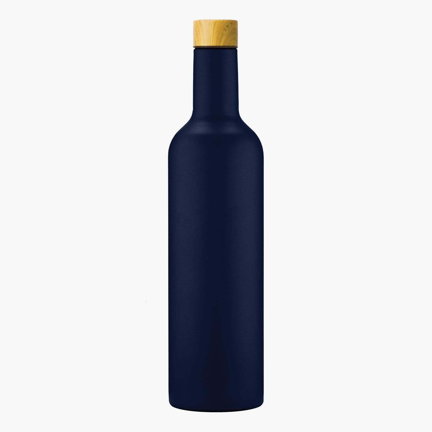 VINNIE Insulated Travel Wine Bottle - Blue