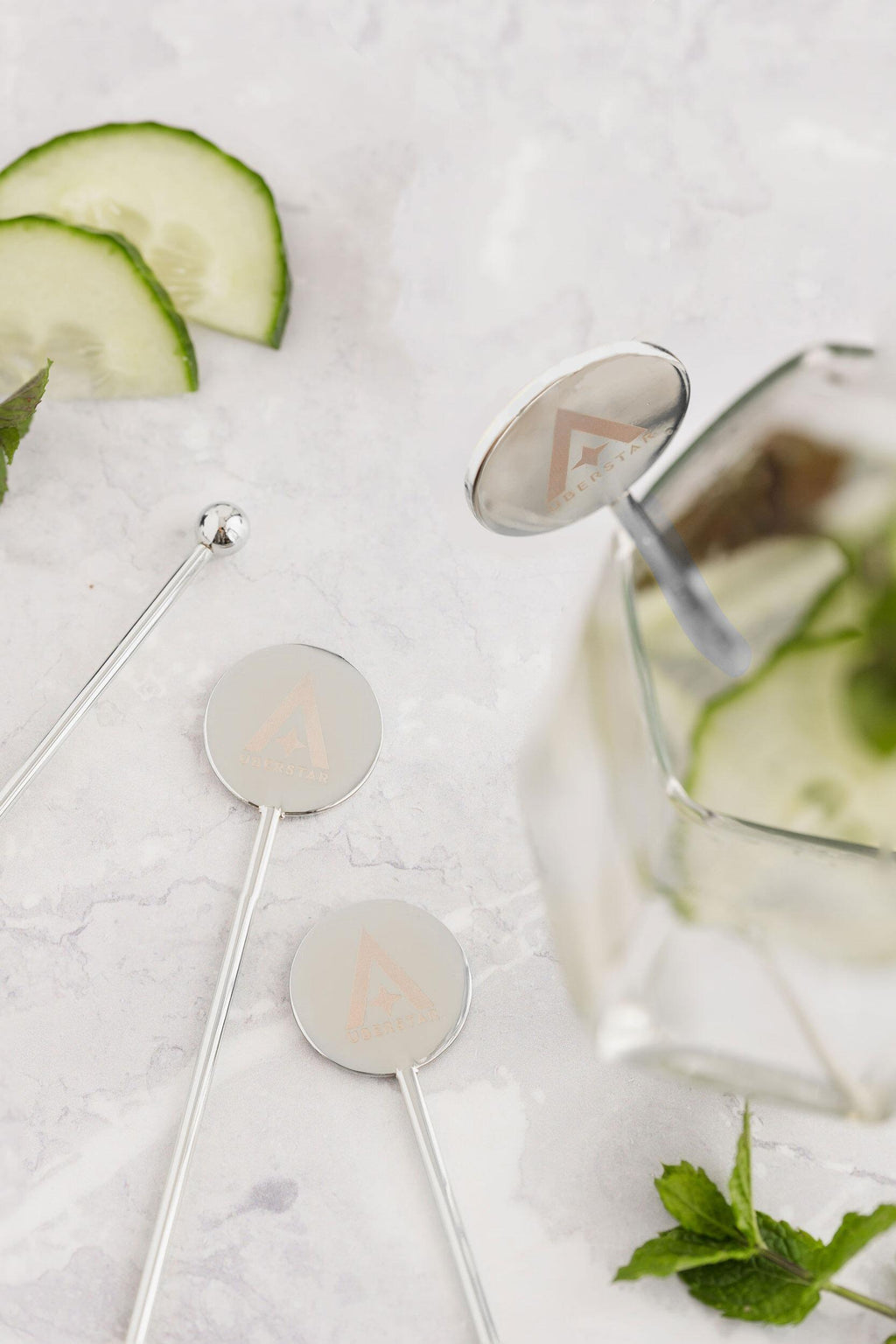 Cocktail Stirrers - Silver (set Of 4)