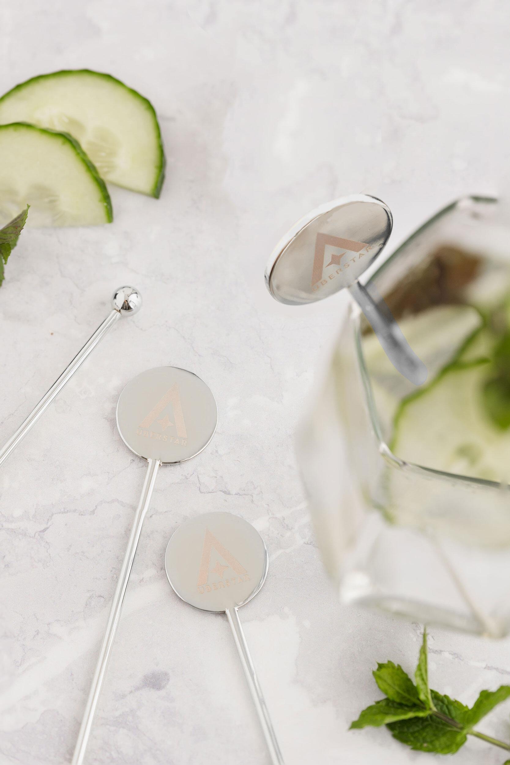 Cocktail Stirrers - Silver (set Of 4)