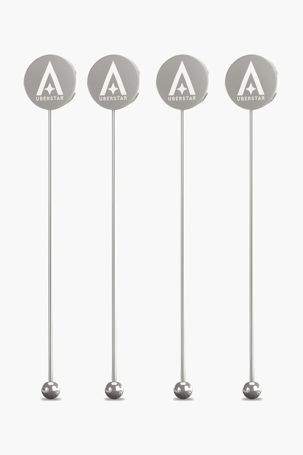 Cocktail Stirrers - Silver (set Of 4)