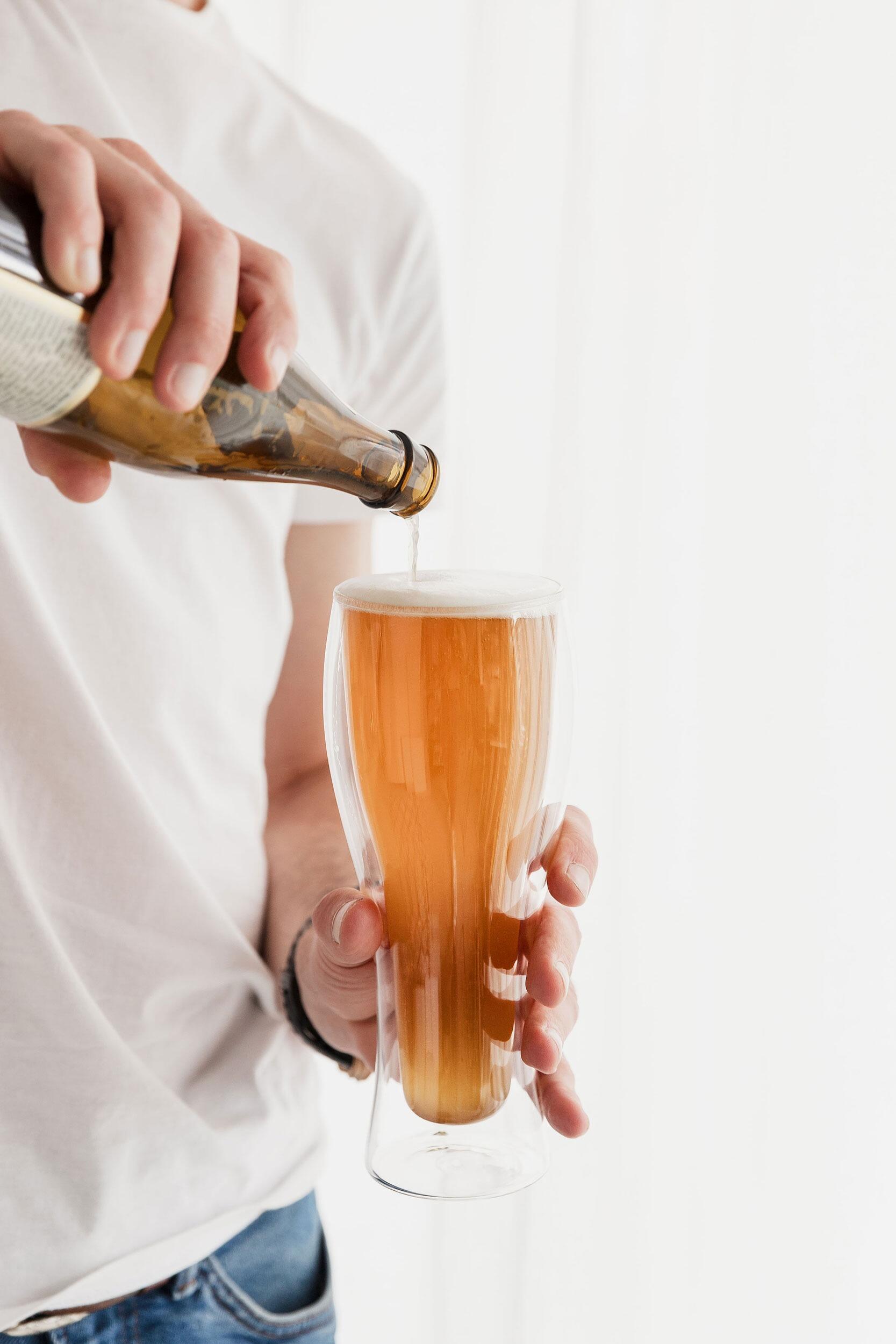 Double Wall Beer Glass