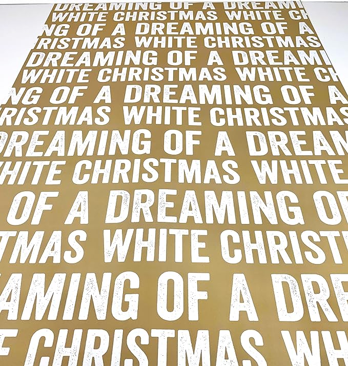 Giant XXL Eco Wrappig paper & Tags - White