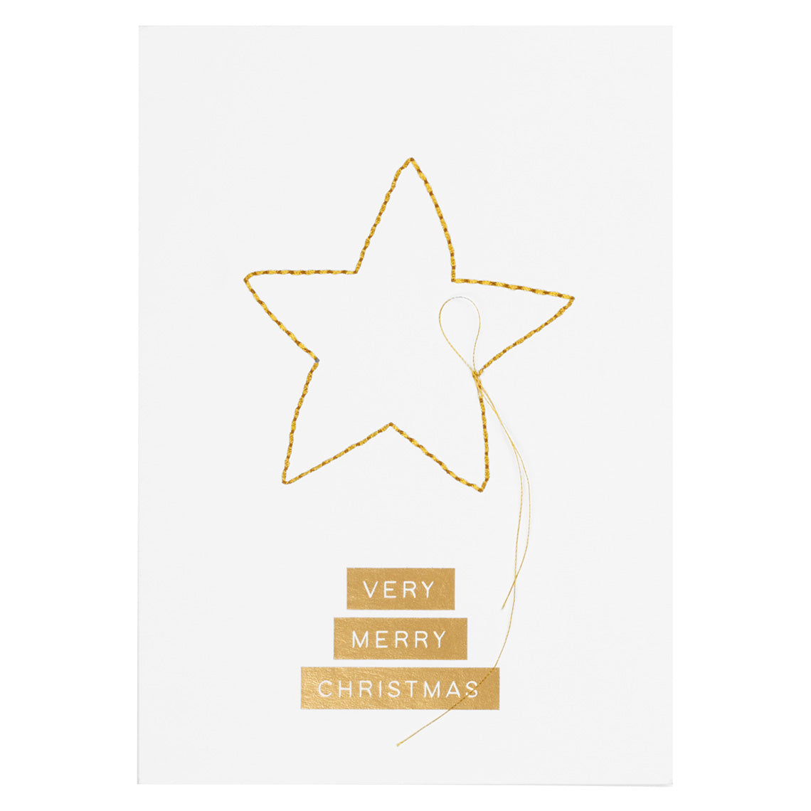 Very Merry Christmas Greeting Card