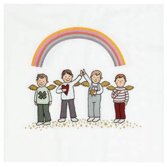 Pack Of 20 3 Ply Paper Napkins - Heavenly Brothers