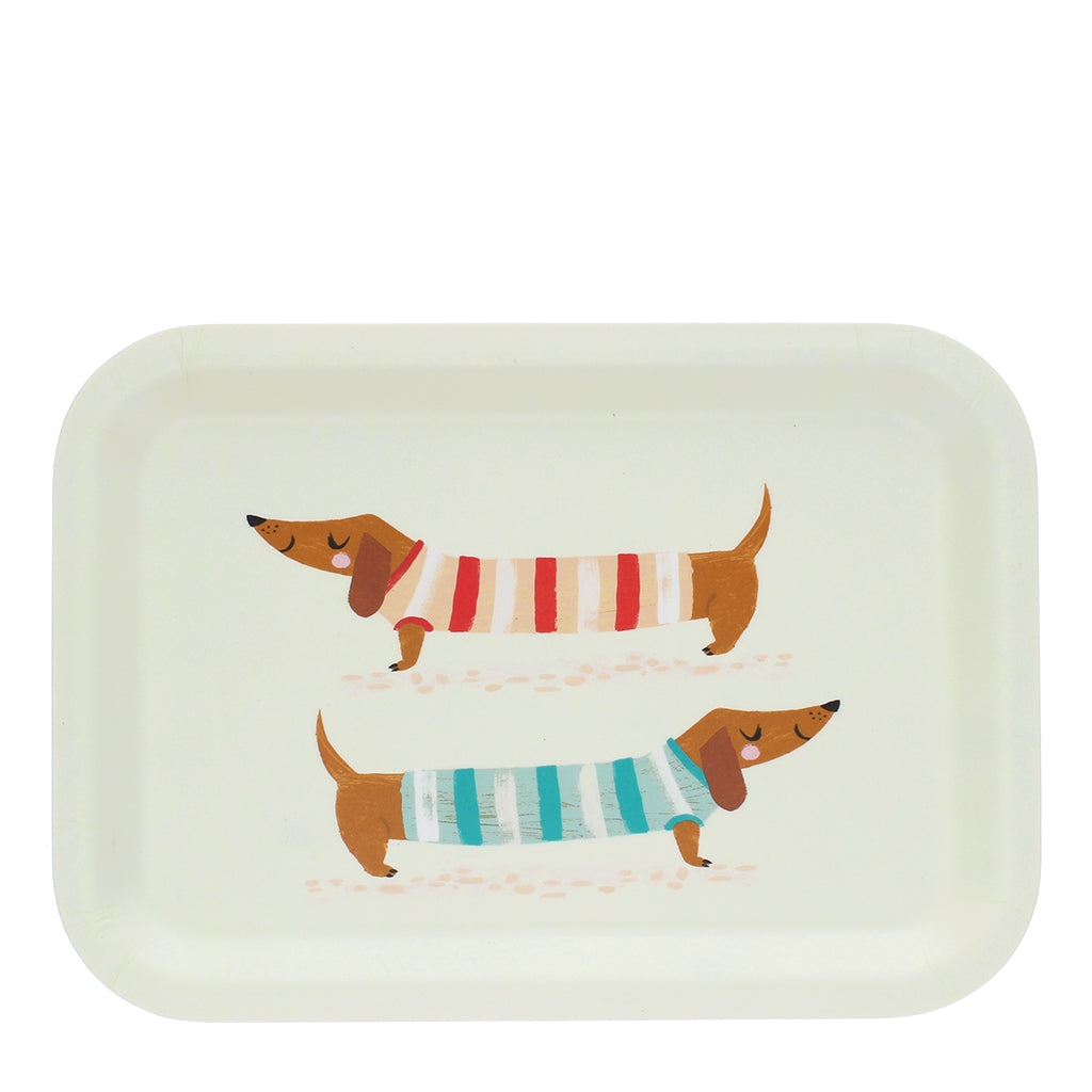 Wooden Sausage Dog Tray