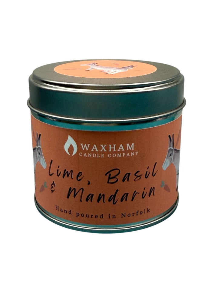 Candle In A Tin -Lime, Basil And Mandarin